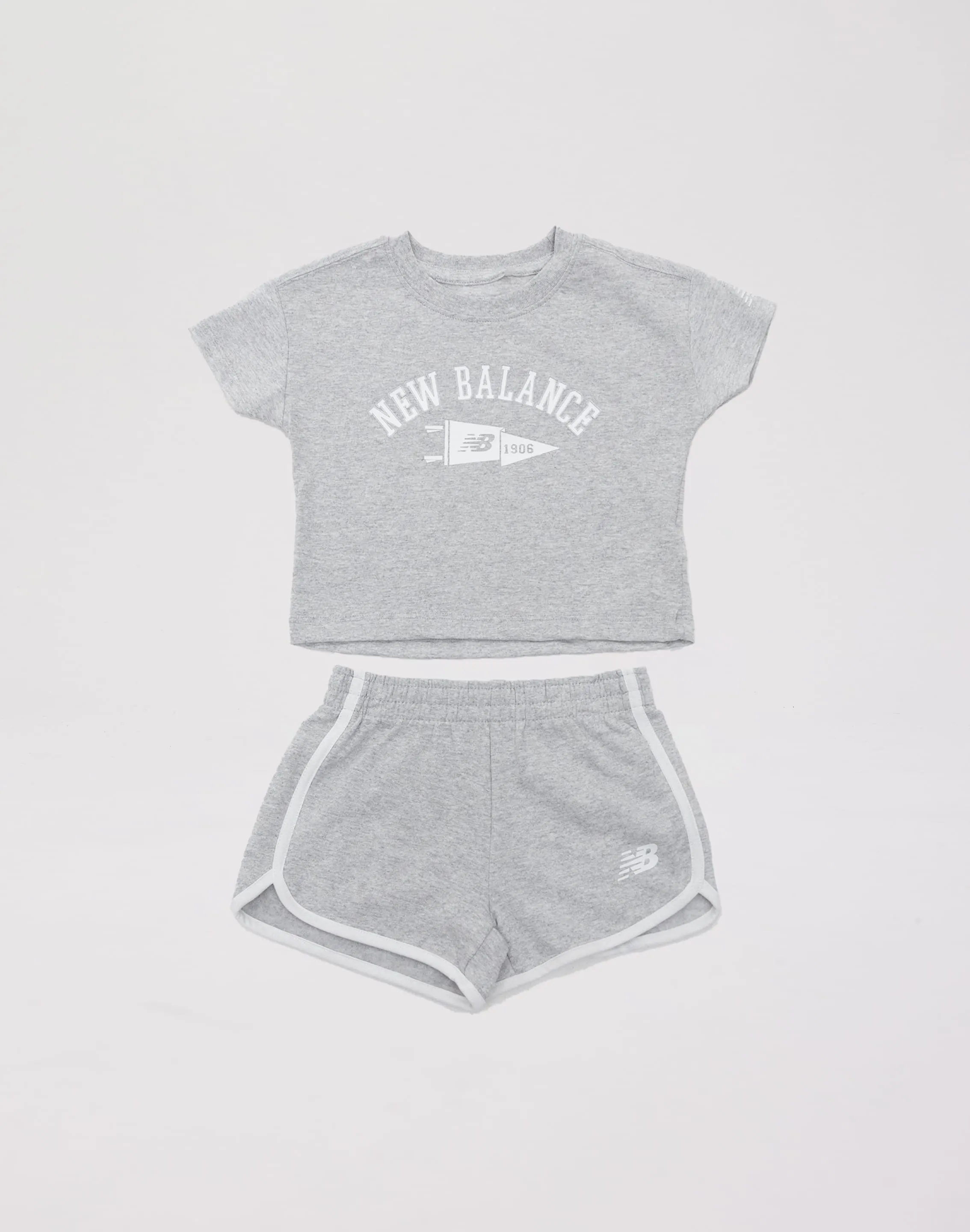 New Balance Flag Fleece Shorts Set Pre-School