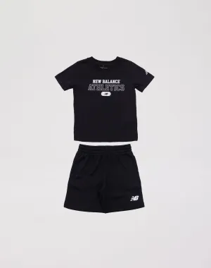New Balance Varsity Fleece Shorts Set Toddler