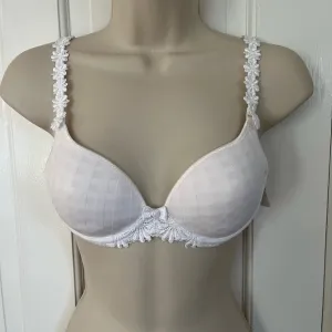 New! Marie Jo Avero Pearly Pink Daisy Strap Plunge T-Shirt Bra Euro 65C US 30C