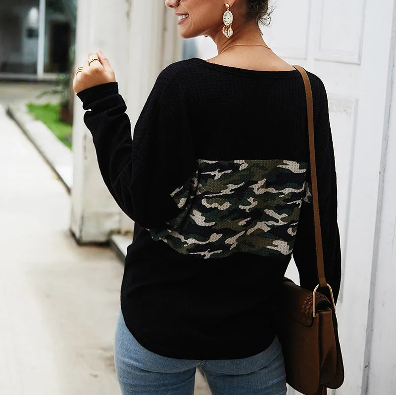 New Temperament Commuter Sweater Top