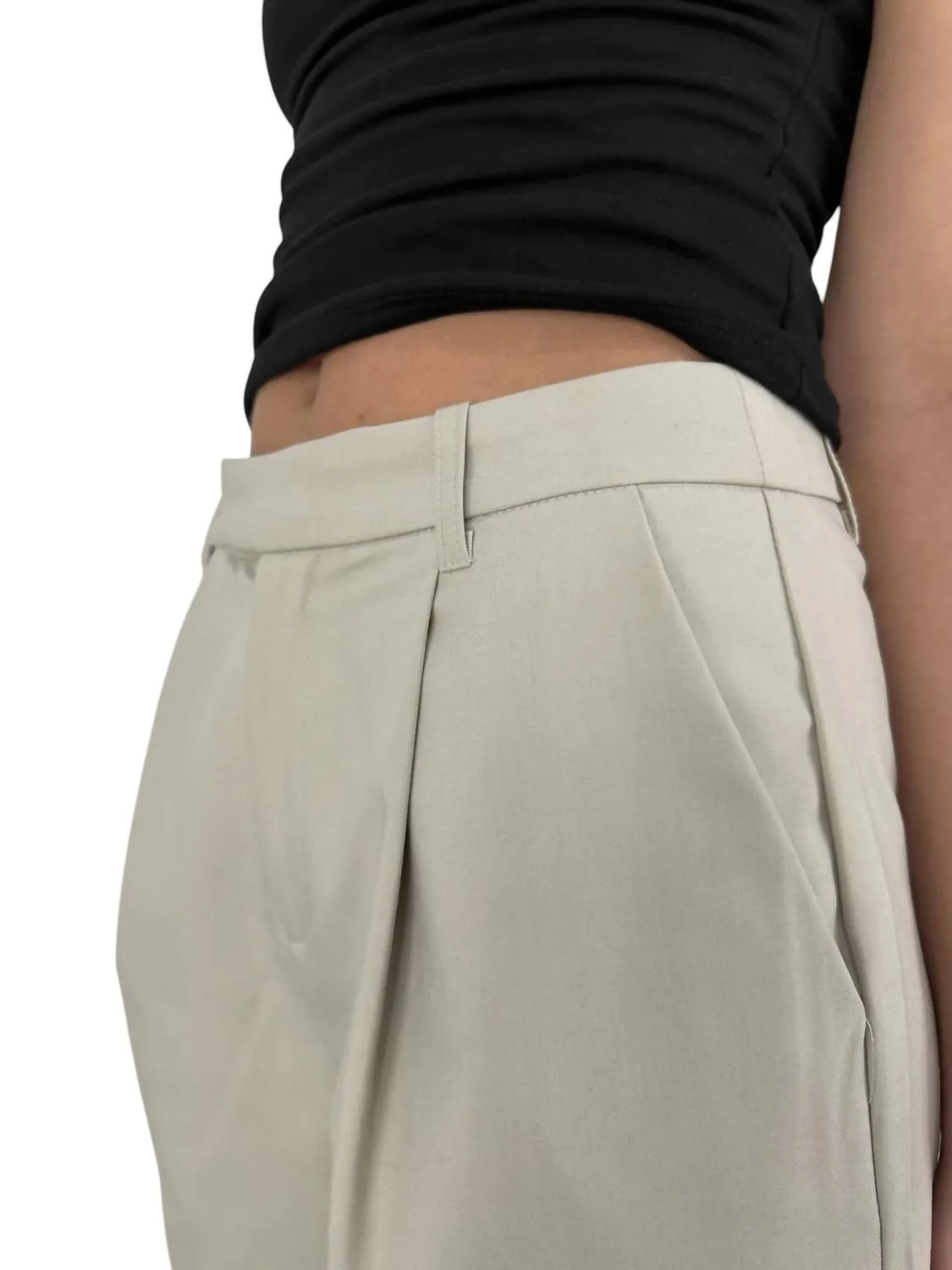 Nia - Menswear Trouser Shorts