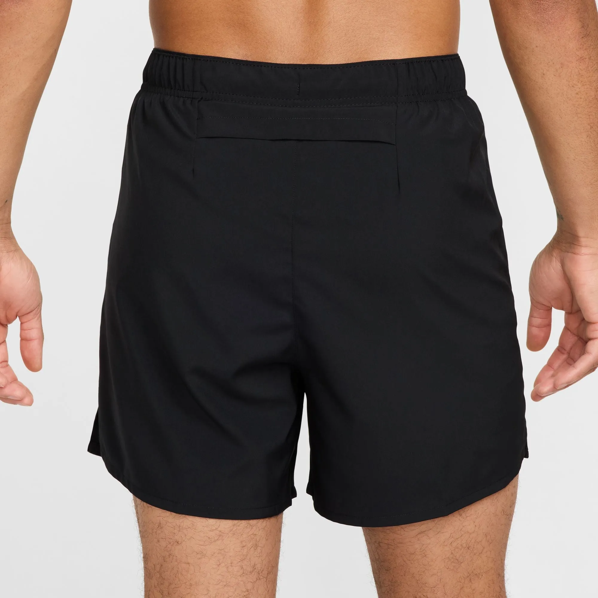 Nike Men's Dri-FIT Challenger 5 Inch 2 in 1 Versatile Shorts Black / Reflective Silver