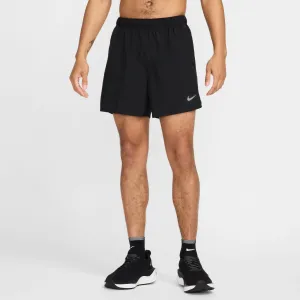 Nike Men's Dri-FIT Challenger 5 Inch 2 in 1 Versatile Shorts Black / Reflective Silver