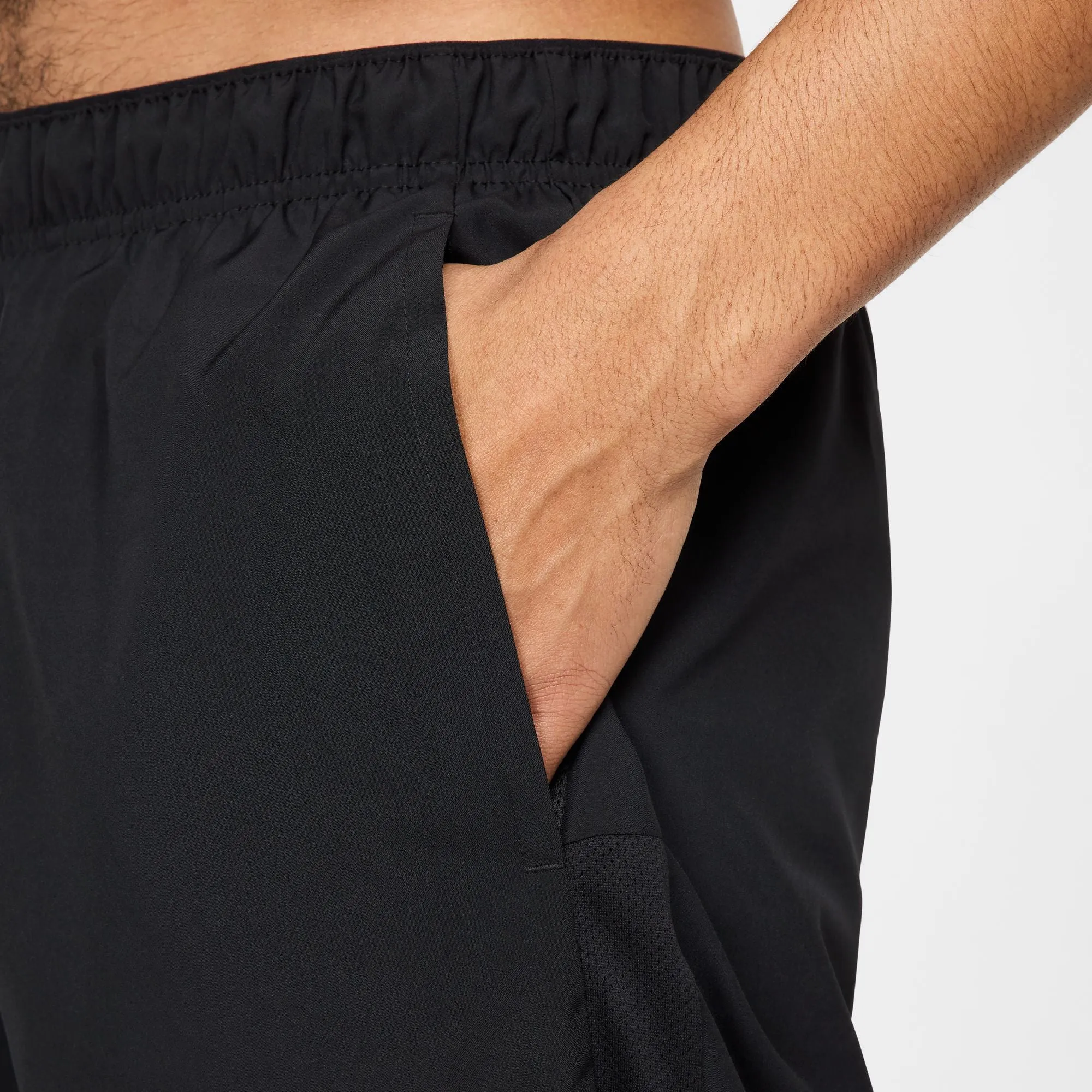 Nike Men's Dri-FIT Challenger 5 Inch 2 in 1 Versatile Shorts Black / Reflective Silver