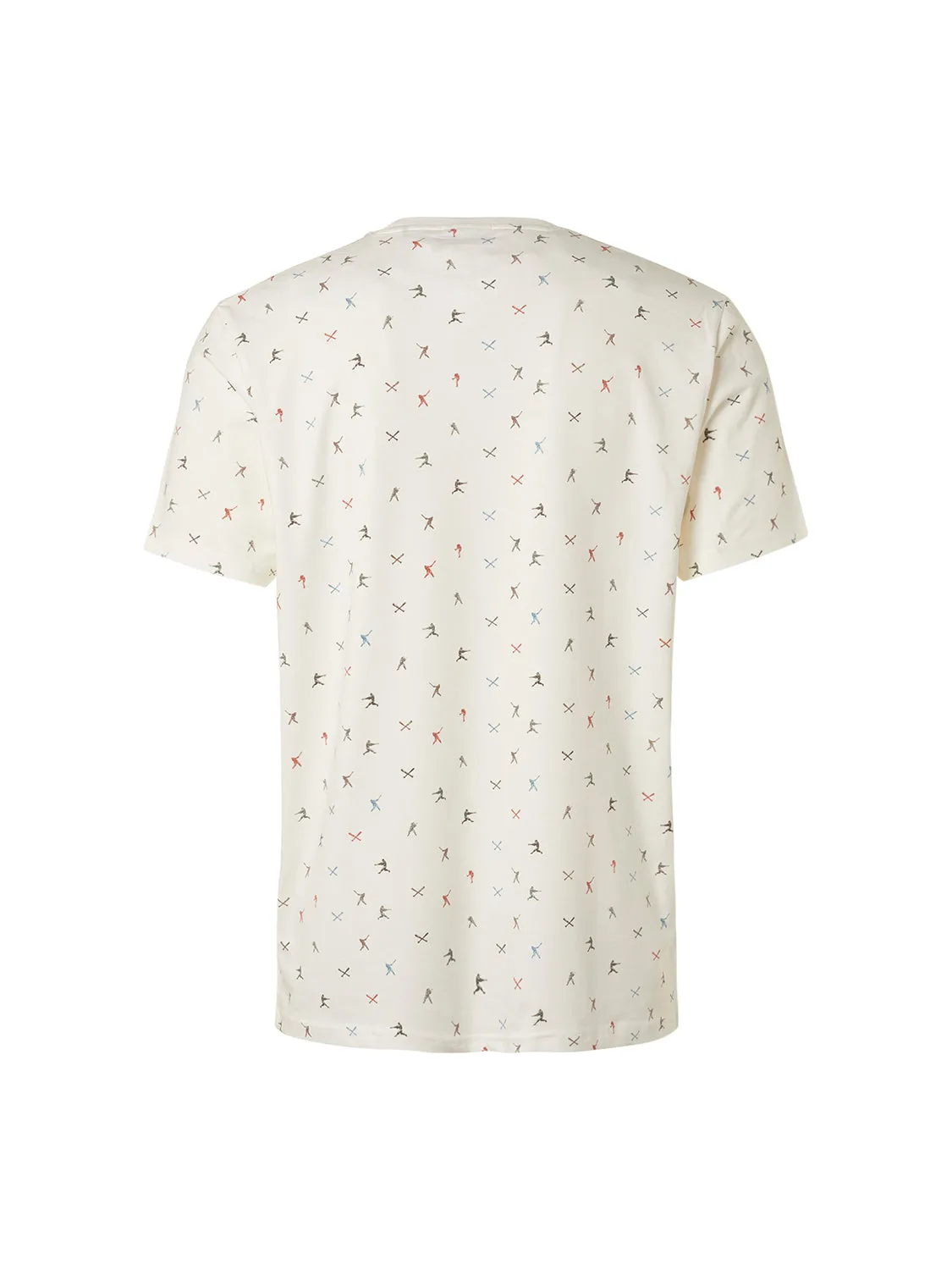 NO EXCESS ALLOVER BASEBALL PRINT STRETCH T-SHIRT 19340311