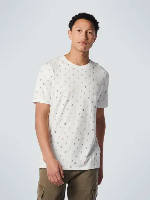 NO EXCESS ALLOVER BASEBALL PRINT STRETCH T-SHIRT 19340311