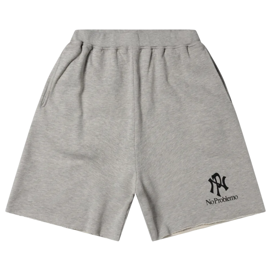 No Problemo NYP Sweatshort Grey Marl