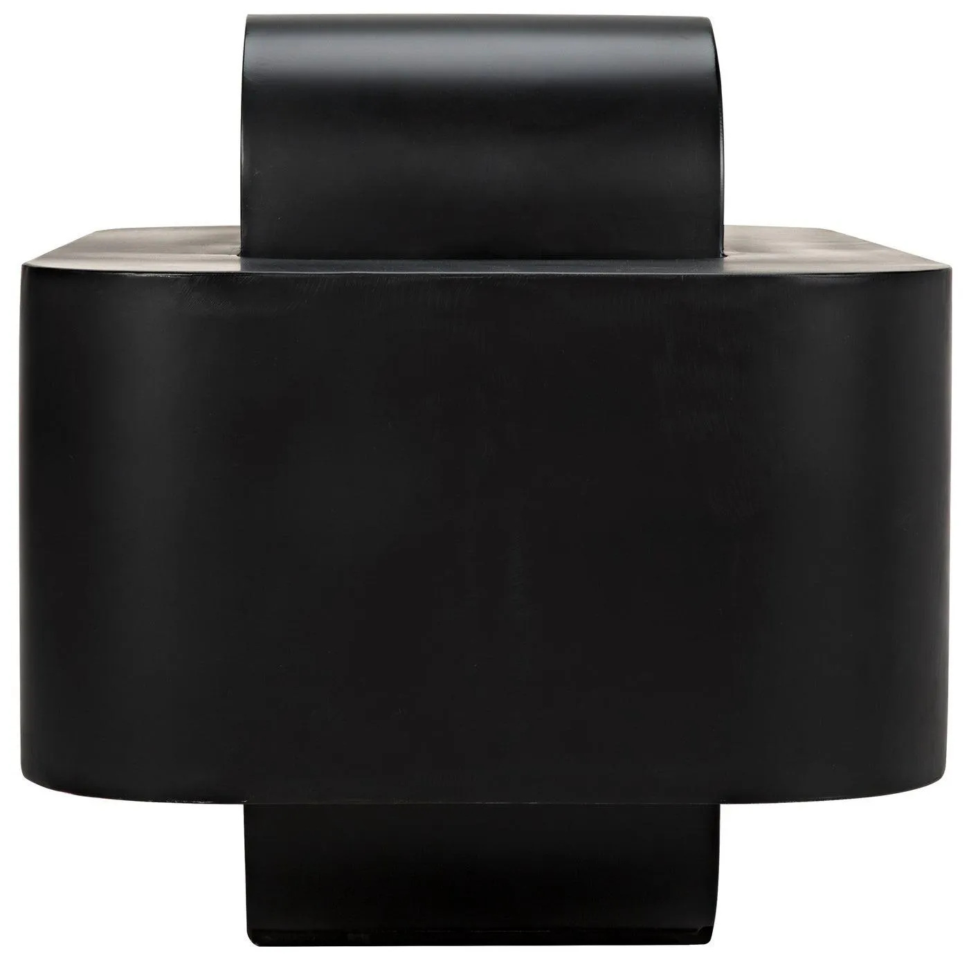 Nodum Accent Table, Black Steel