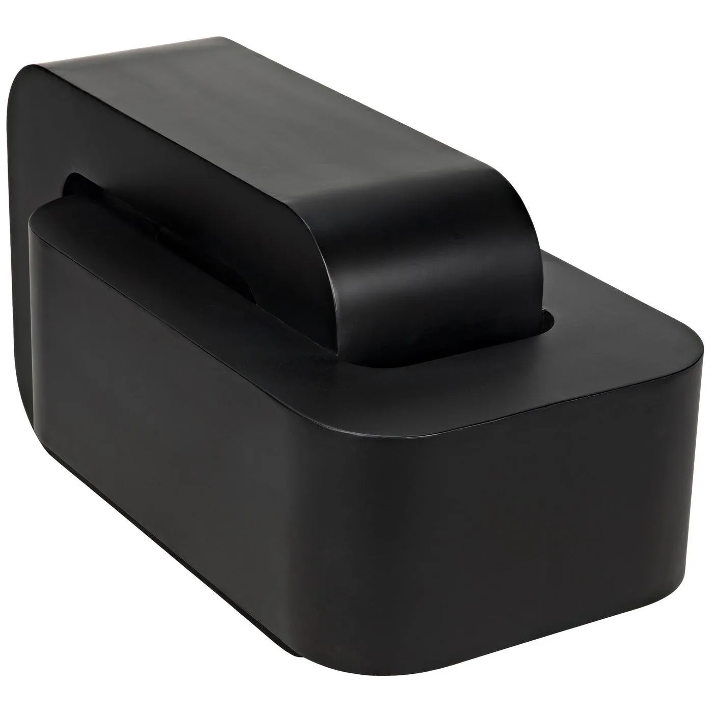Nodum Accent Table, Black Steel