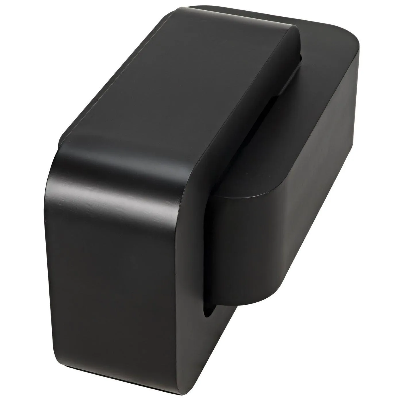 Nodum Accent Table, Black Steel