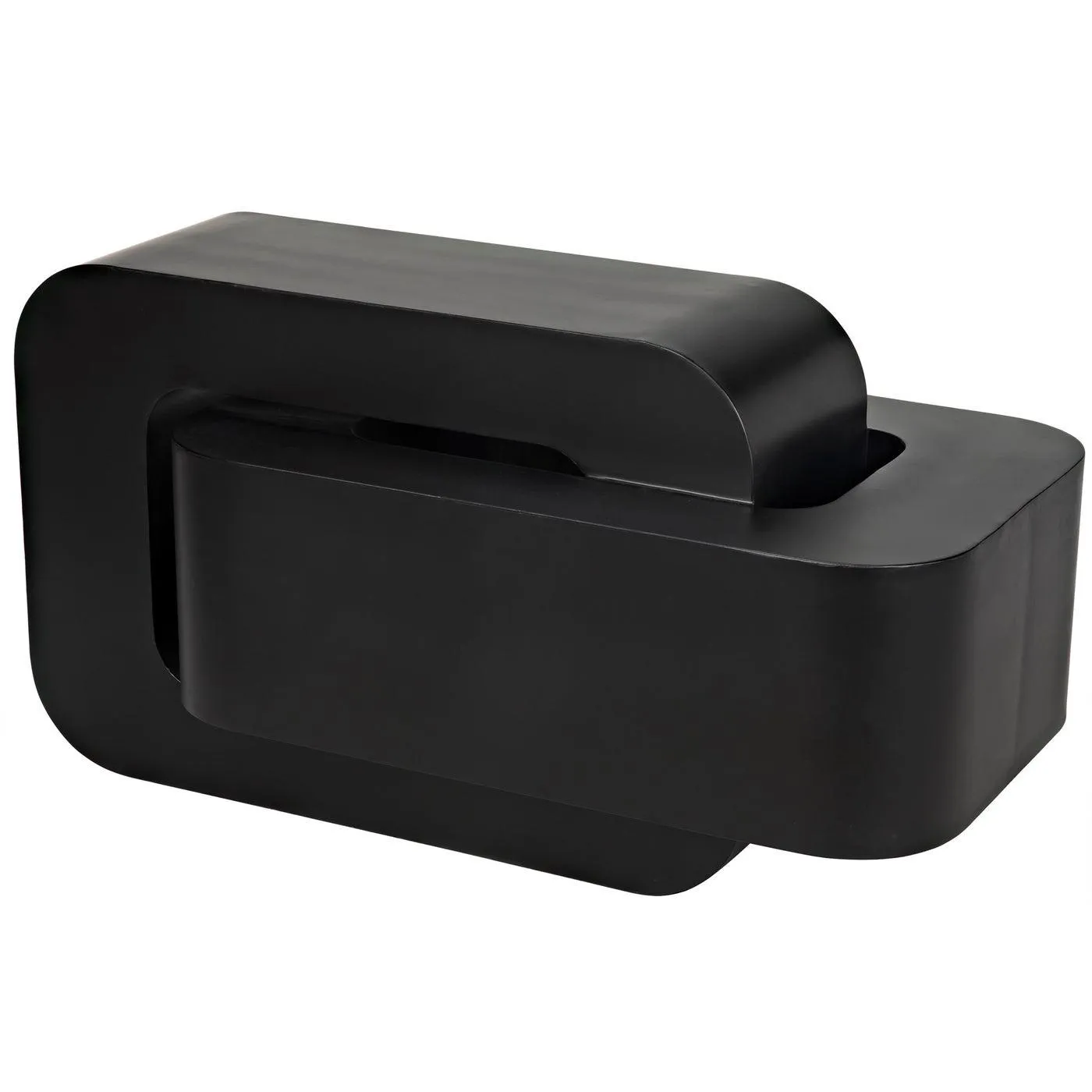 Nodum Accent Table, Black Steel