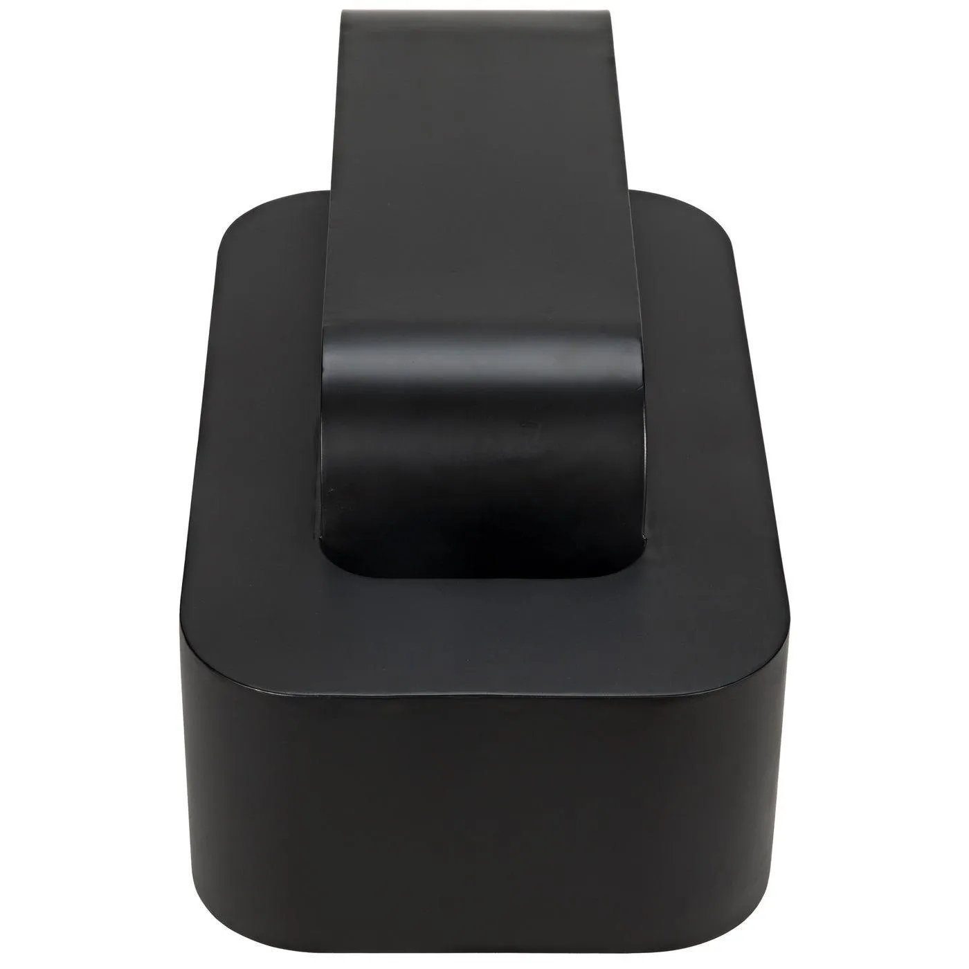 Nodum Accent Table, Black Steel