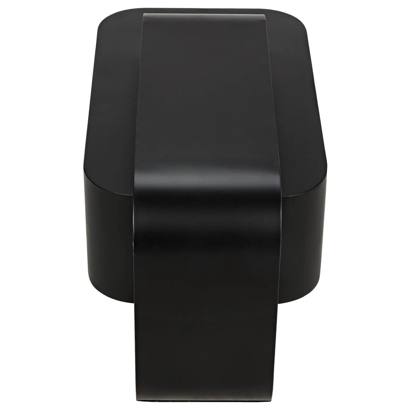 Nodum Accent Table, Black Steel