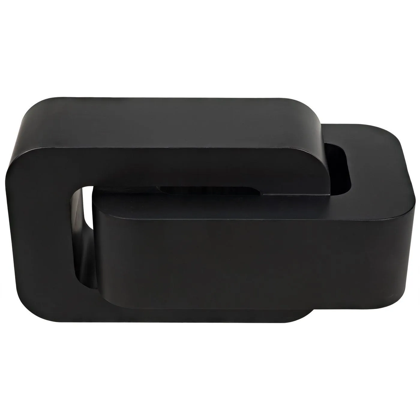 Nodum Accent Table, Black Steel