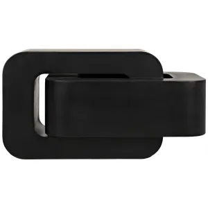 Nodum Accent Table, Black Steel