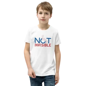 Not Invisible (Youth Light Color T-Shirts)