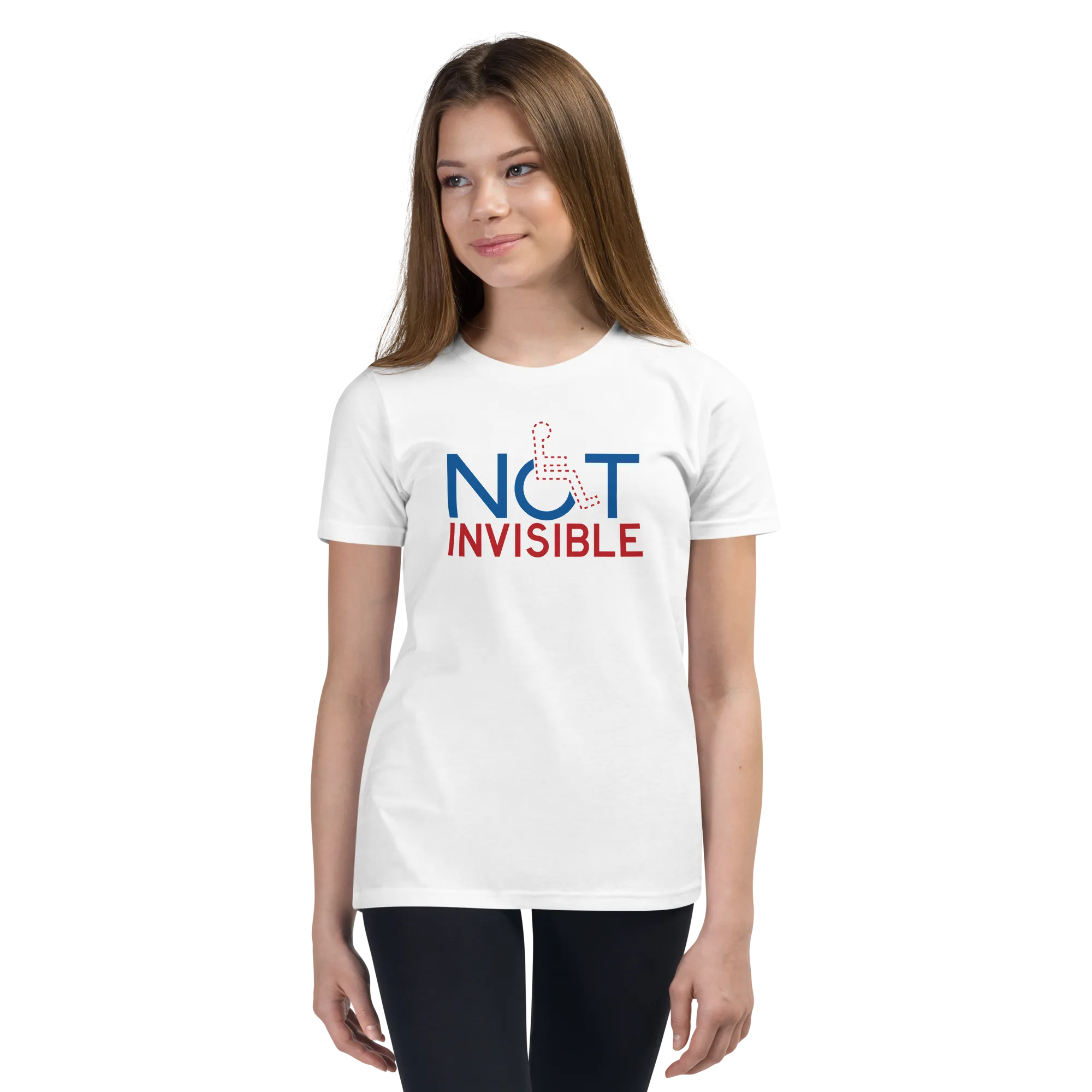 Not Invisible (Youth Light Color T-Shirts)