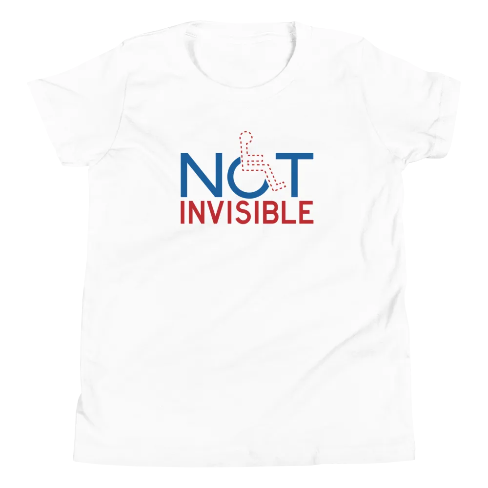 Not Invisible (Youth Light Color T-Shirts)