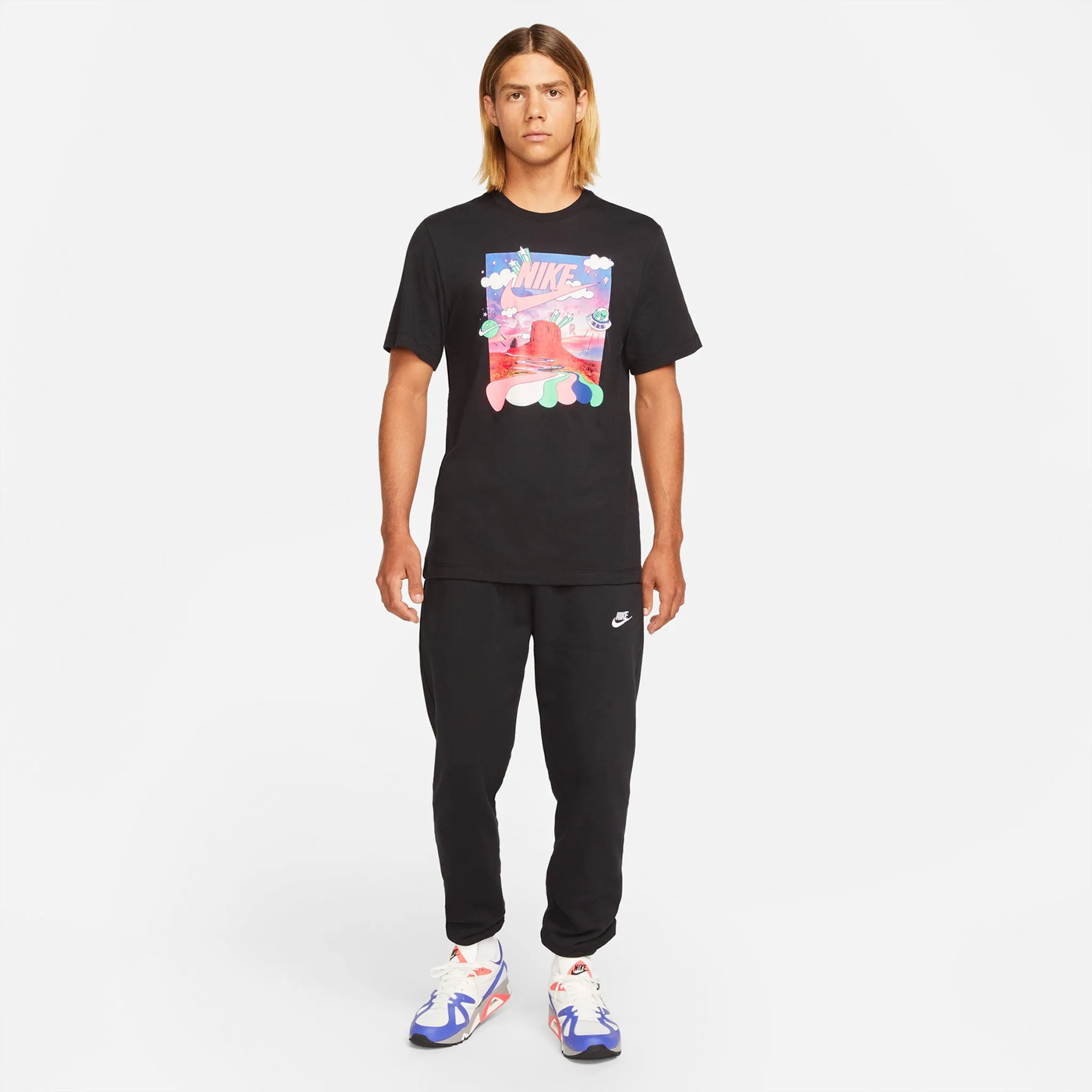 NSW Black Light Photo Tee DM2253-010 Black