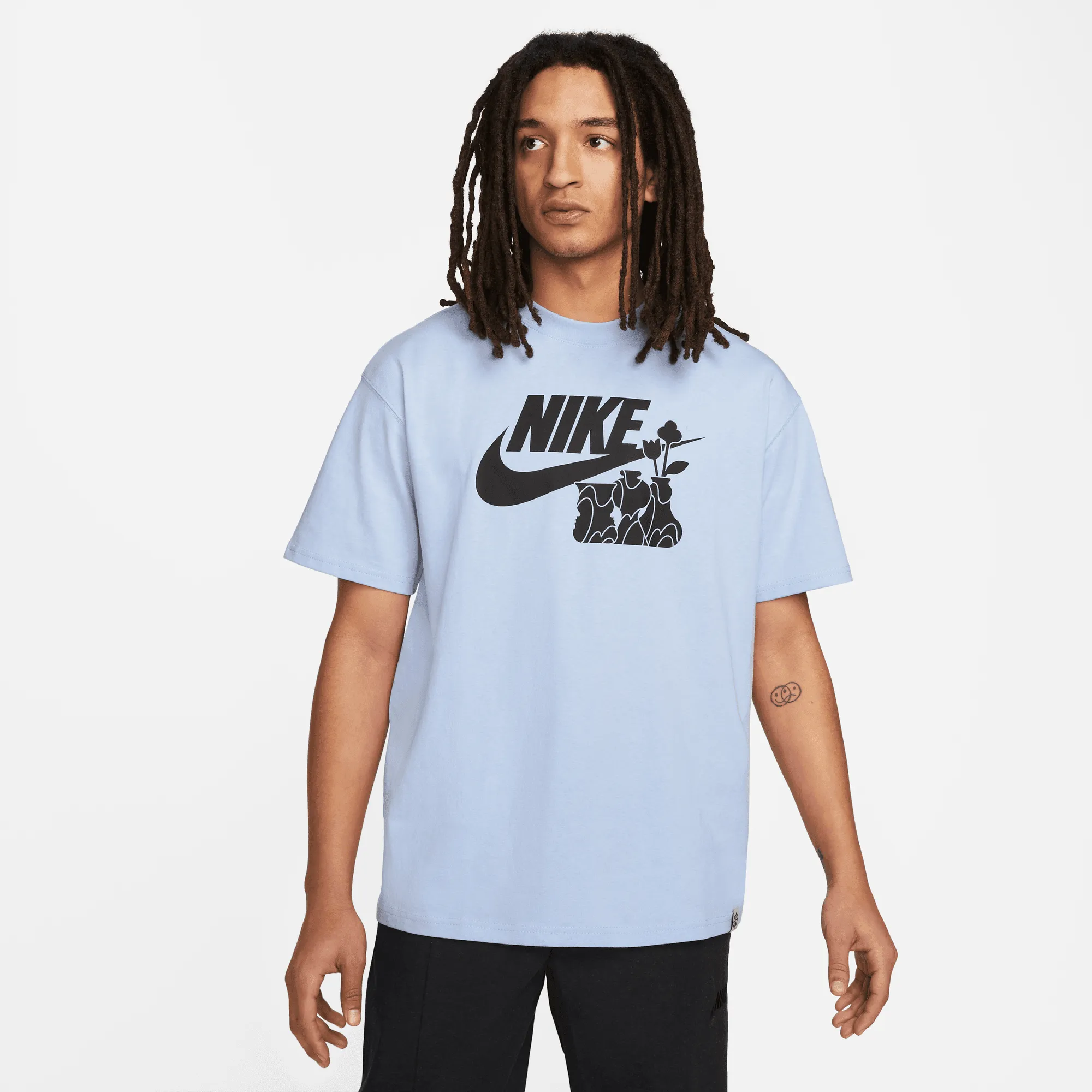 NSW Flower Pot Tee DQ1008-548 Light Marine