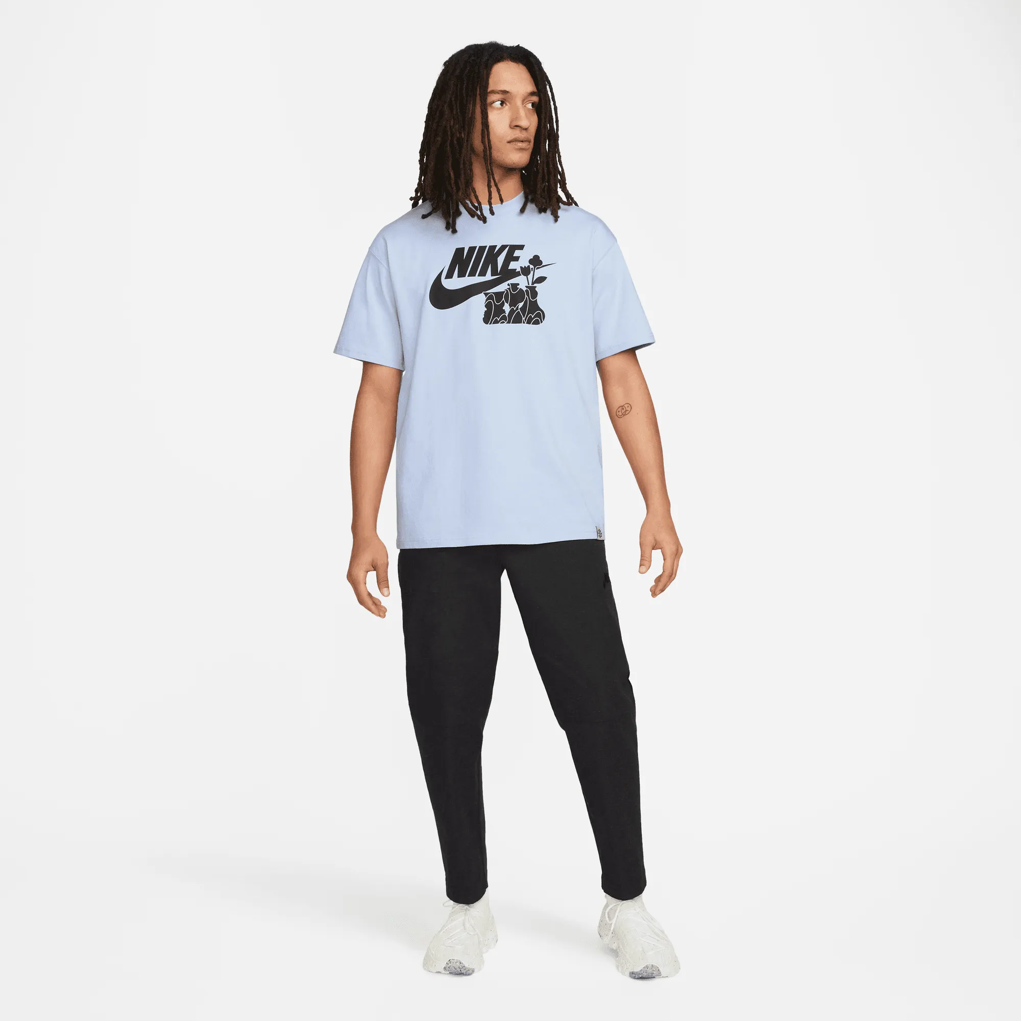 NSW Flower Pot Tee DQ1008-548 Light Marine