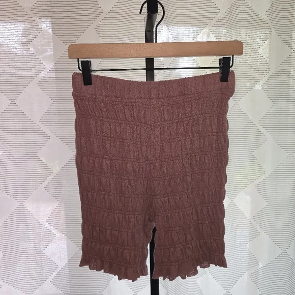 NWOT Free People Beach Jade Biker Shorts Antique Oak Size XS