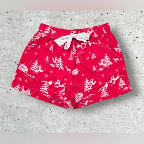 NWOT Hollister Christmas Shorts Pajama Set