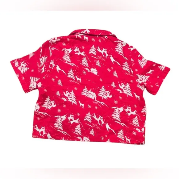 NWOT Hollister Christmas Shorts Pajama Set