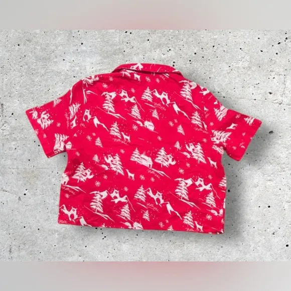 NWOT Hollister Christmas Shorts Pajama Set