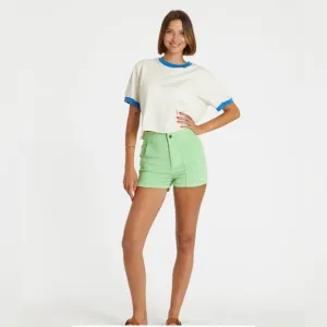 NWT hammies honeydew corduroy shorts size 24