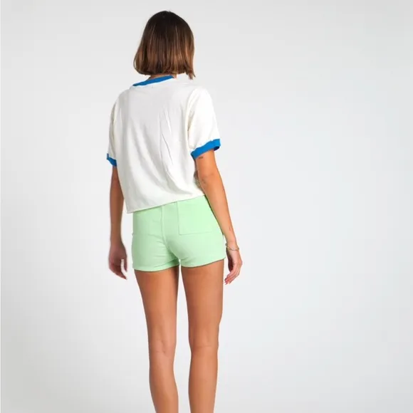 NWT hammies honeydew corduroy shorts size 24