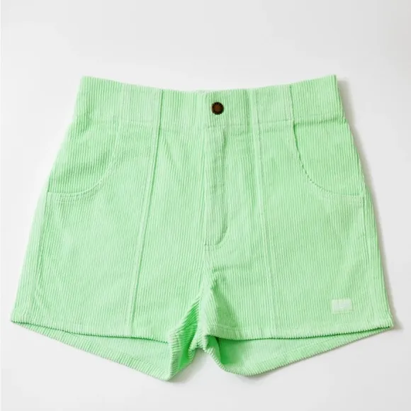 NWT hammies honeydew corduroy shorts size 24