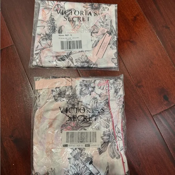 NWT Victoria’s Secret satin cami shorts pajama set