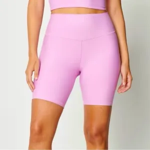 NWT YPB By Abercrombie &amp; Fitch SculptLUX 7&quot; Bike Short Warm Pink Size XS