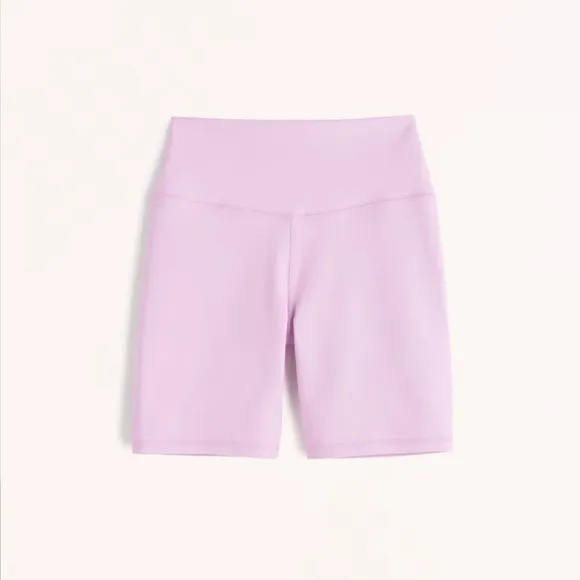 NWT YPB By Abercrombie &amp; Fitch SculptLUX 7&quot; Bike Short Warm Pink Size XS