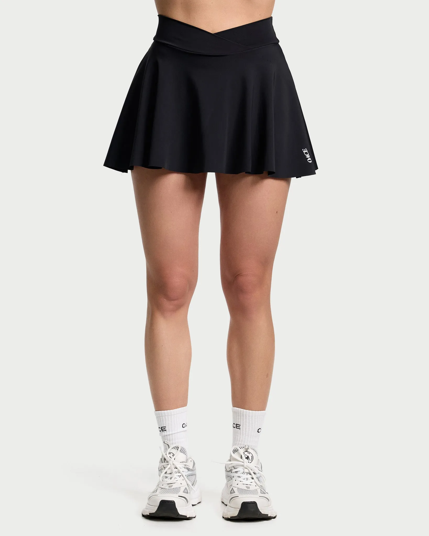 Nylon Crossed Skirt (Outlet)