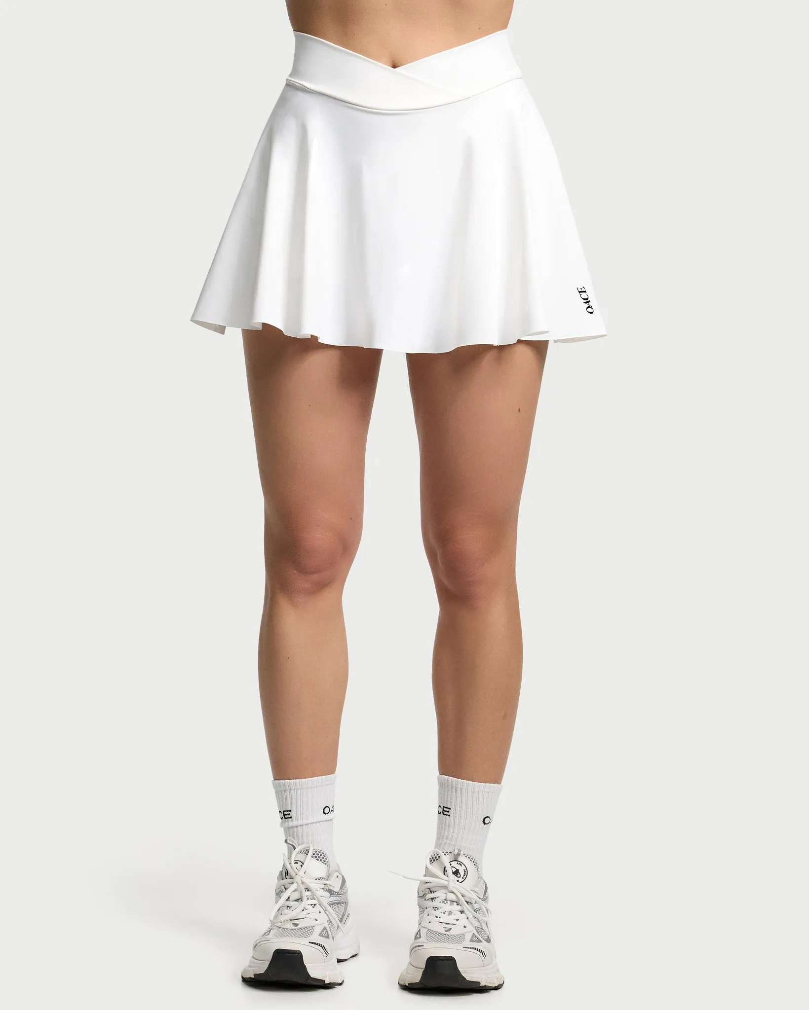 Nylon Crossed Skirt (Outlet)