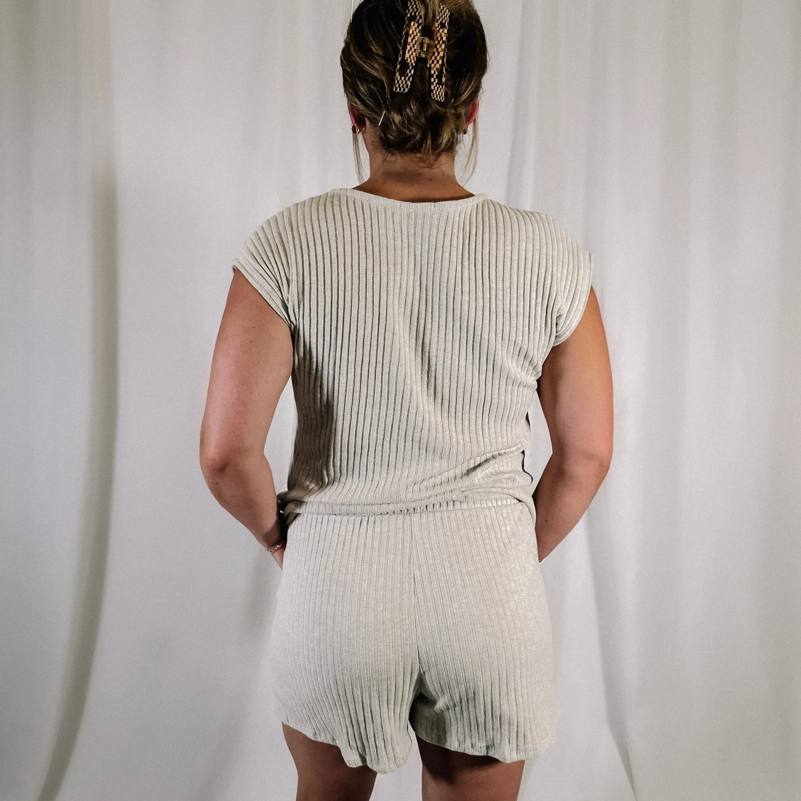 Oatmeal Knit Top