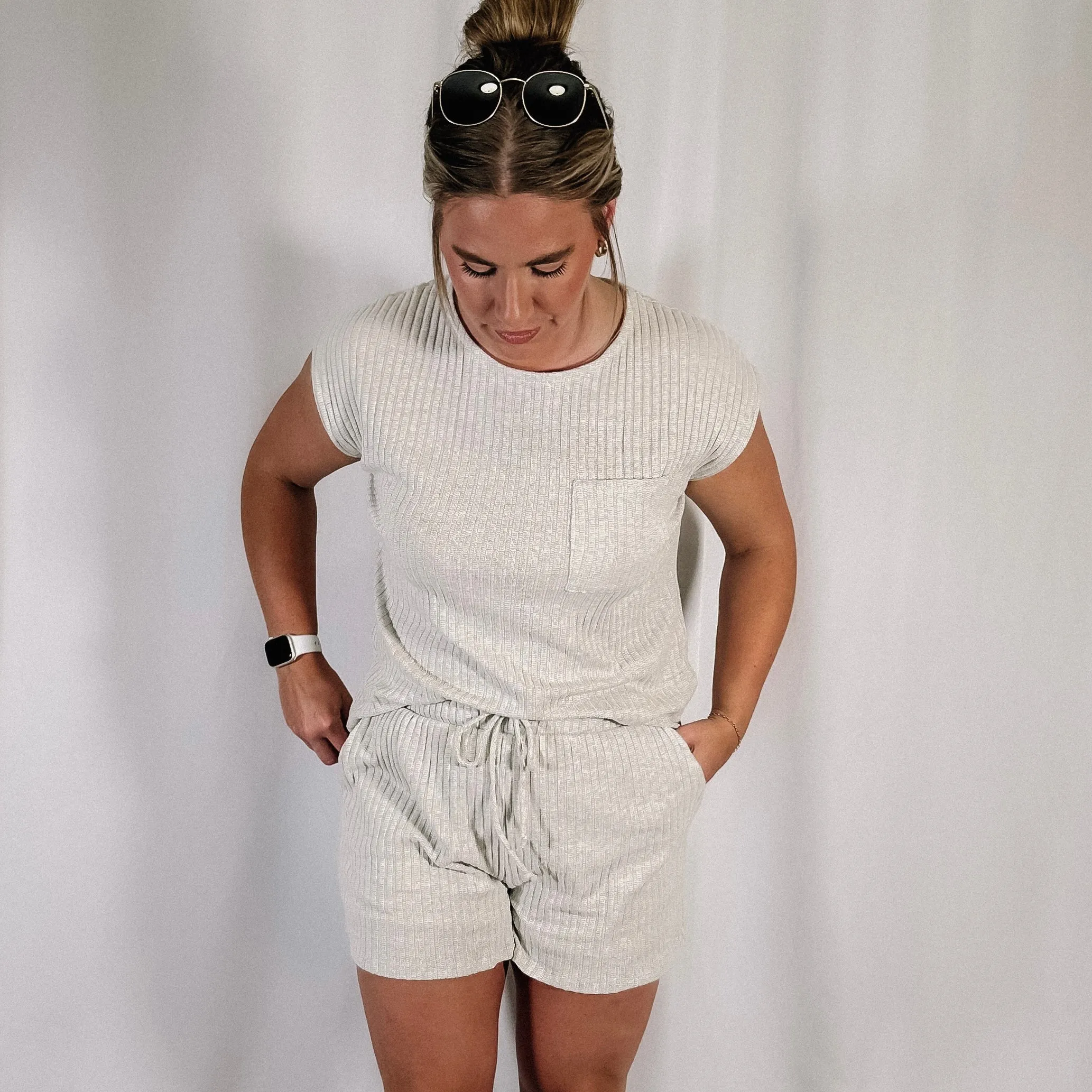 Oatmeal Knit Top