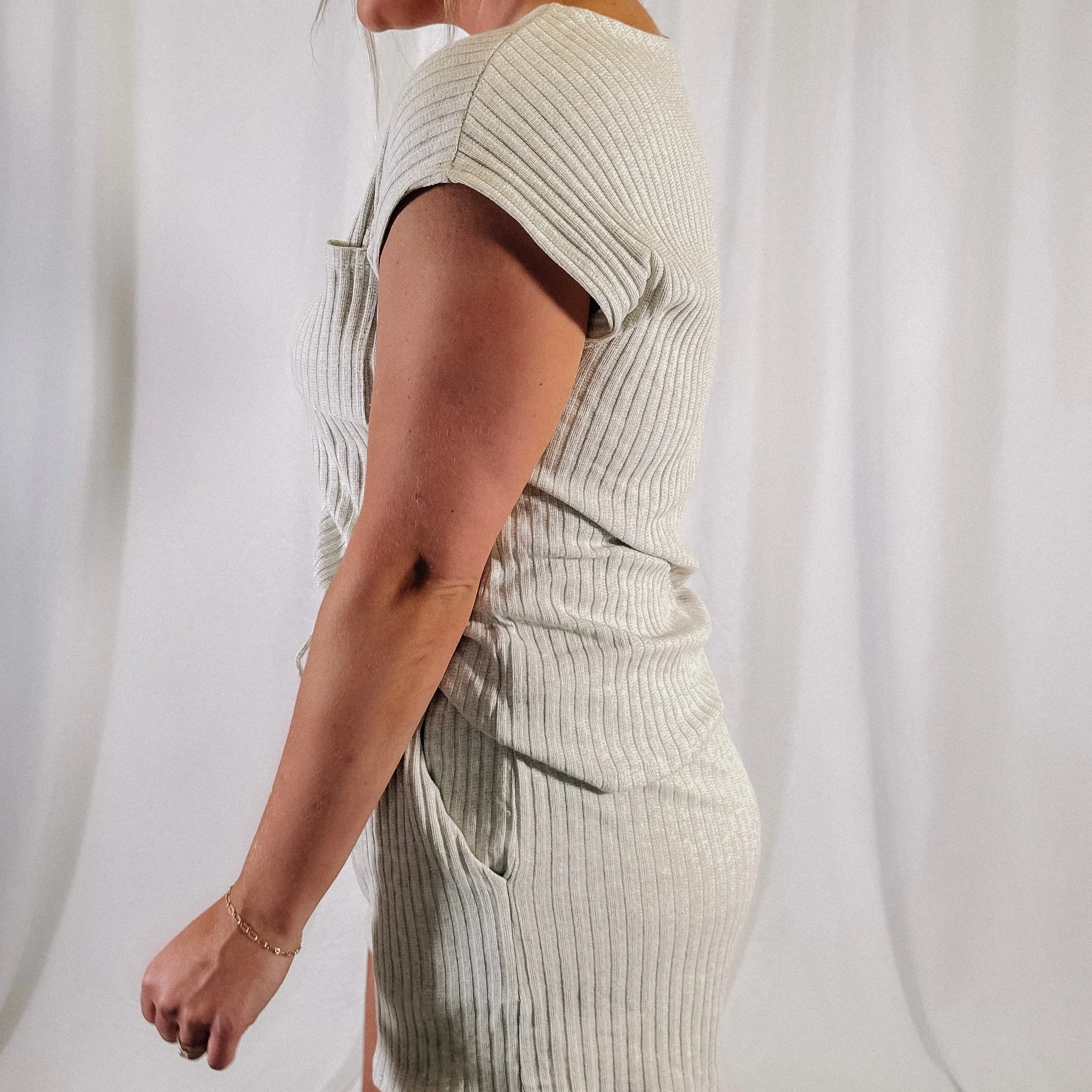 Oatmeal Knit Top