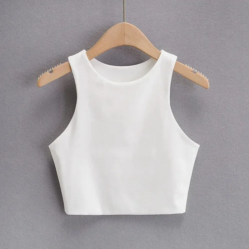 Obsidian Phoenix Women’s Slim Fit Tank Top - O-Neck, Sleeveless Nylon, Summer Fashion in 6 Colors
