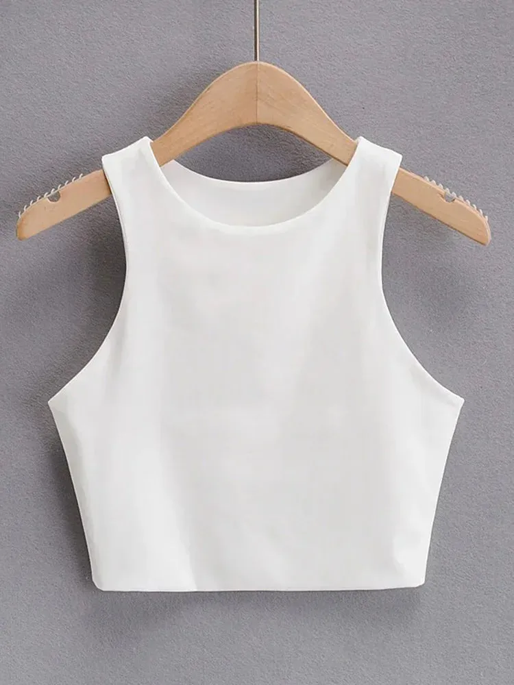 Obsidian Phoenix Women’s Slim Fit Tank Top - O-Neck, Sleeveless Nylon, Summer Fashion in 6 Colors