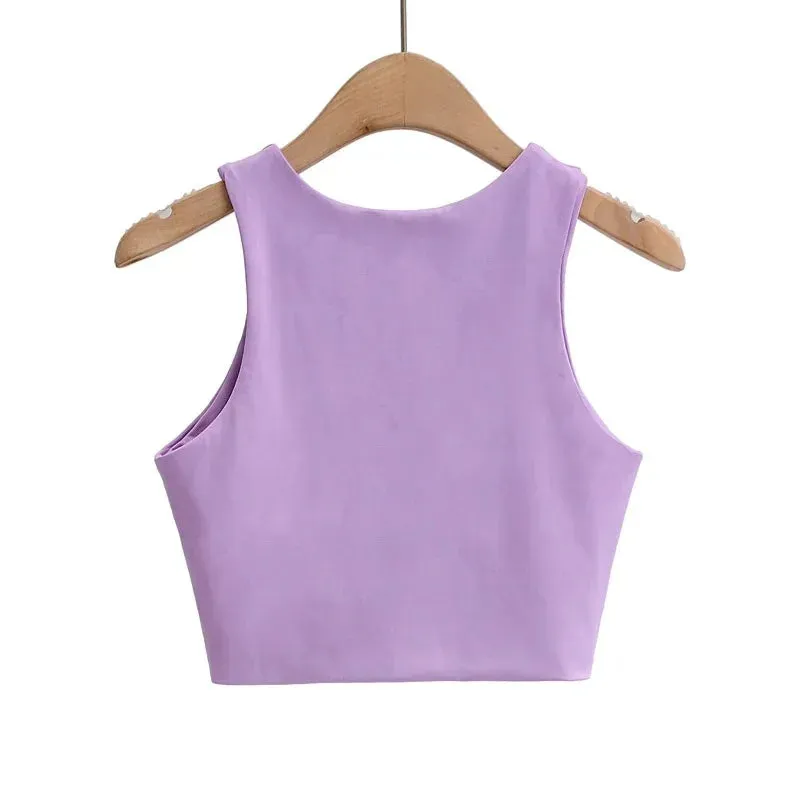 Obsidian Phoenix Women’s Slim Fit Tank Top - O-Neck, Sleeveless Nylon, Summer Fashion in 6 Colors
