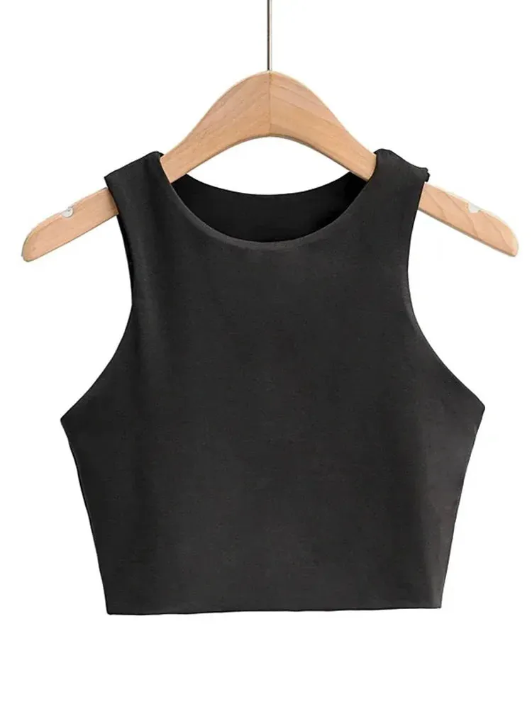 Obsidian Phoenix Women’s Slim Fit Tank Top - O-Neck, Sleeveless Nylon, Summer Fashion in 6 Colors