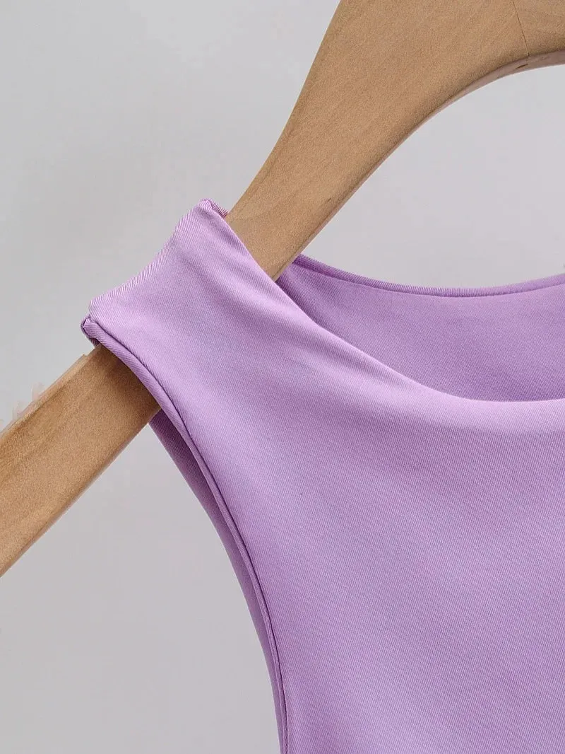 Obsidian Phoenix Women’s Slim Fit Tank Top - O-Neck, Sleeveless Nylon, Summer Fashion in 6 Colors