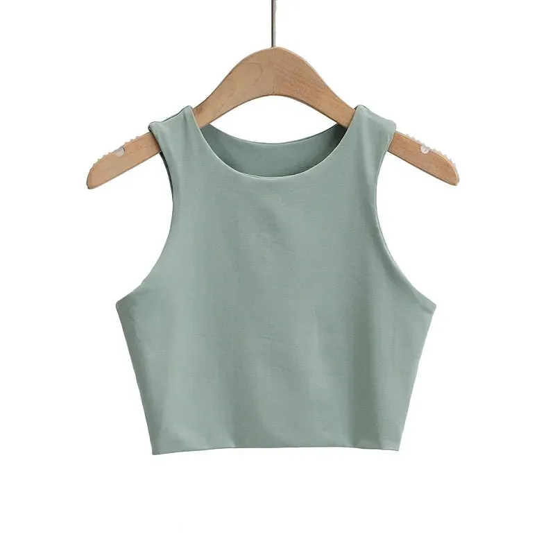 Obsidian Phoenix Women’s Slim Fit Tank Top - O-Neck, Sleeveless Nylon, Summer Fashion in 6 Colors