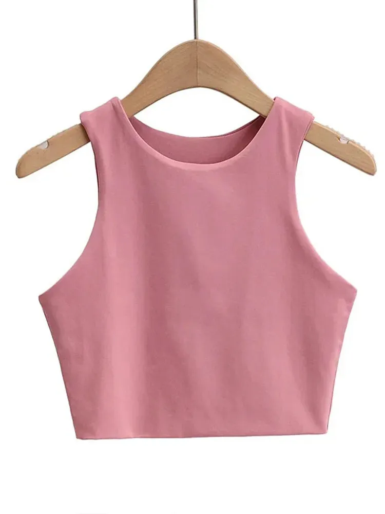Obsidian Phoenix Women’s Slim Fit Tank Top - O-Neck, Sleeveless Nylon, Summer Fashion in 6 Colors