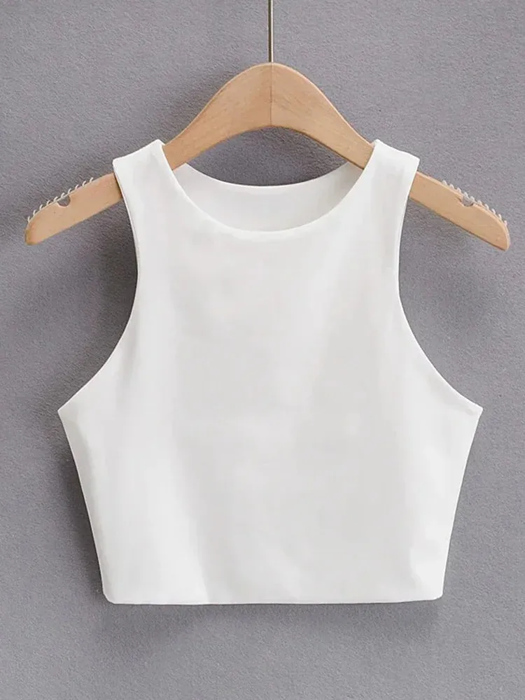 Obsidian Phoenix Women’s Slim Fit Tank Top - O-Neck, Sleeveless Nylon, Summer Fashion in 6 Colors