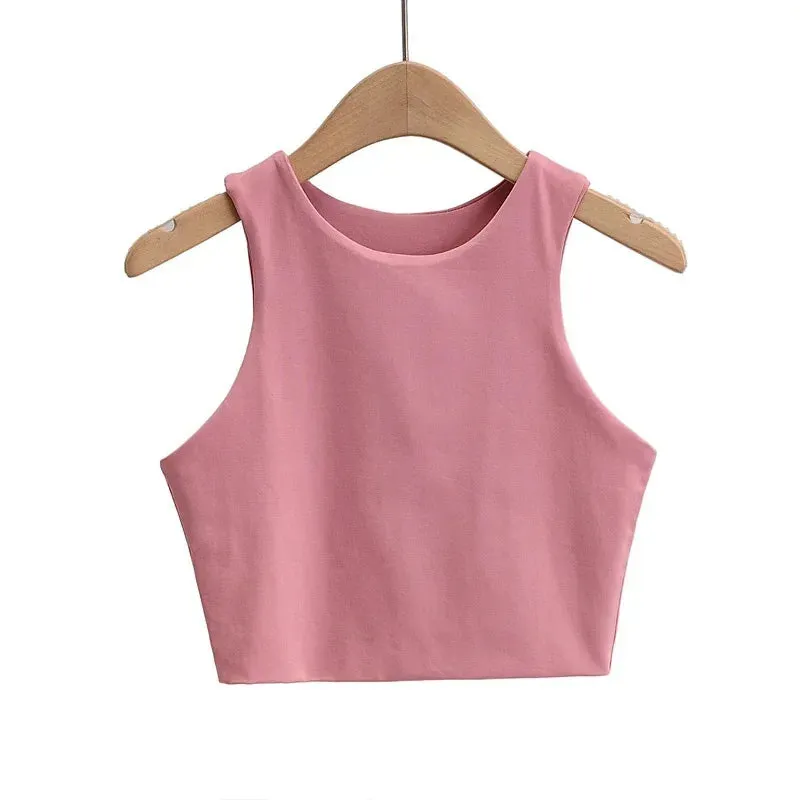 Obsidian Phoenix Women’s Slim Fit Tank Top - O-Neck, Sleeveless Nylon, Summer Fashion in 6 Colors