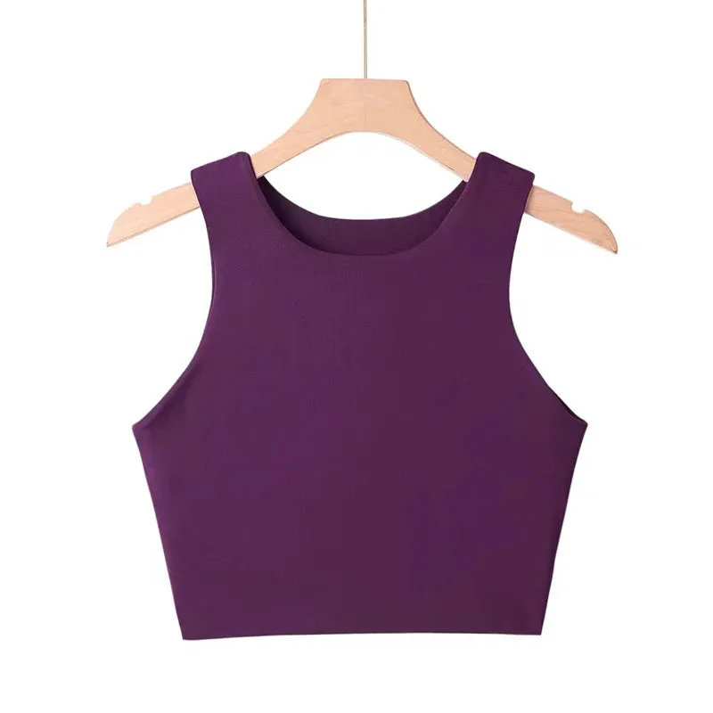 Obsidian Phoenix Women’s Slim Fit Tank Top - O-Neck, Sleeveless Nylon, Summer Fashion in 6 Colors
